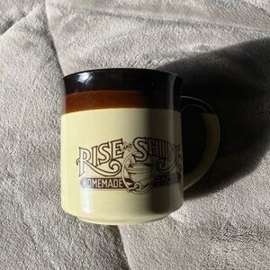 Vintage Hardees Rise And Shine Homemade Biscuits 1986 Multicolor Coffee Cup